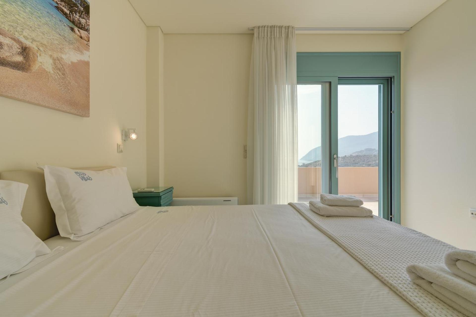 Ouzo Panoramic Houses 2, With Private Pool Plomari Exteriör bild