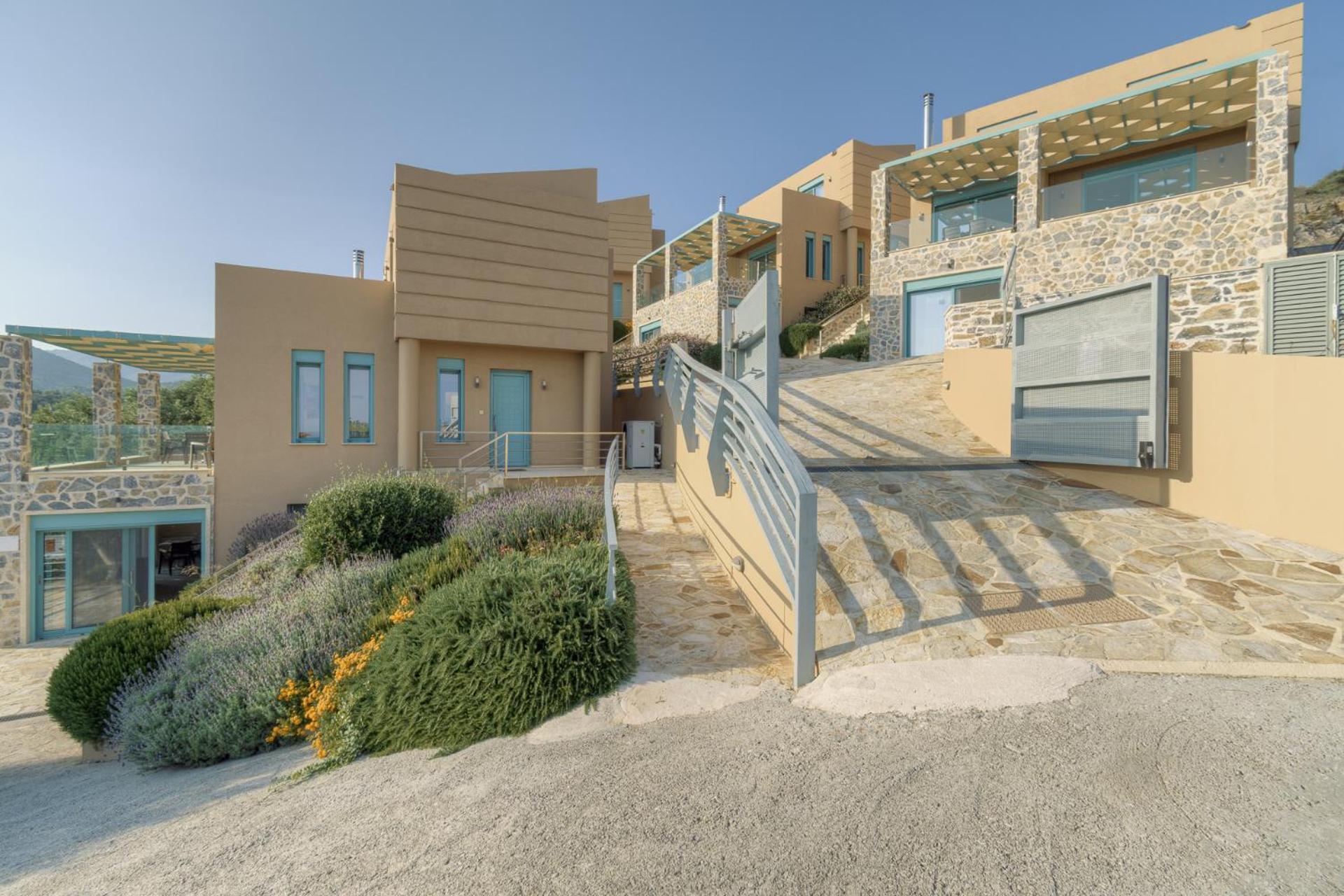 Ouzo Panoramic Houses 2, With Private Pool Plomari Exteriör bild