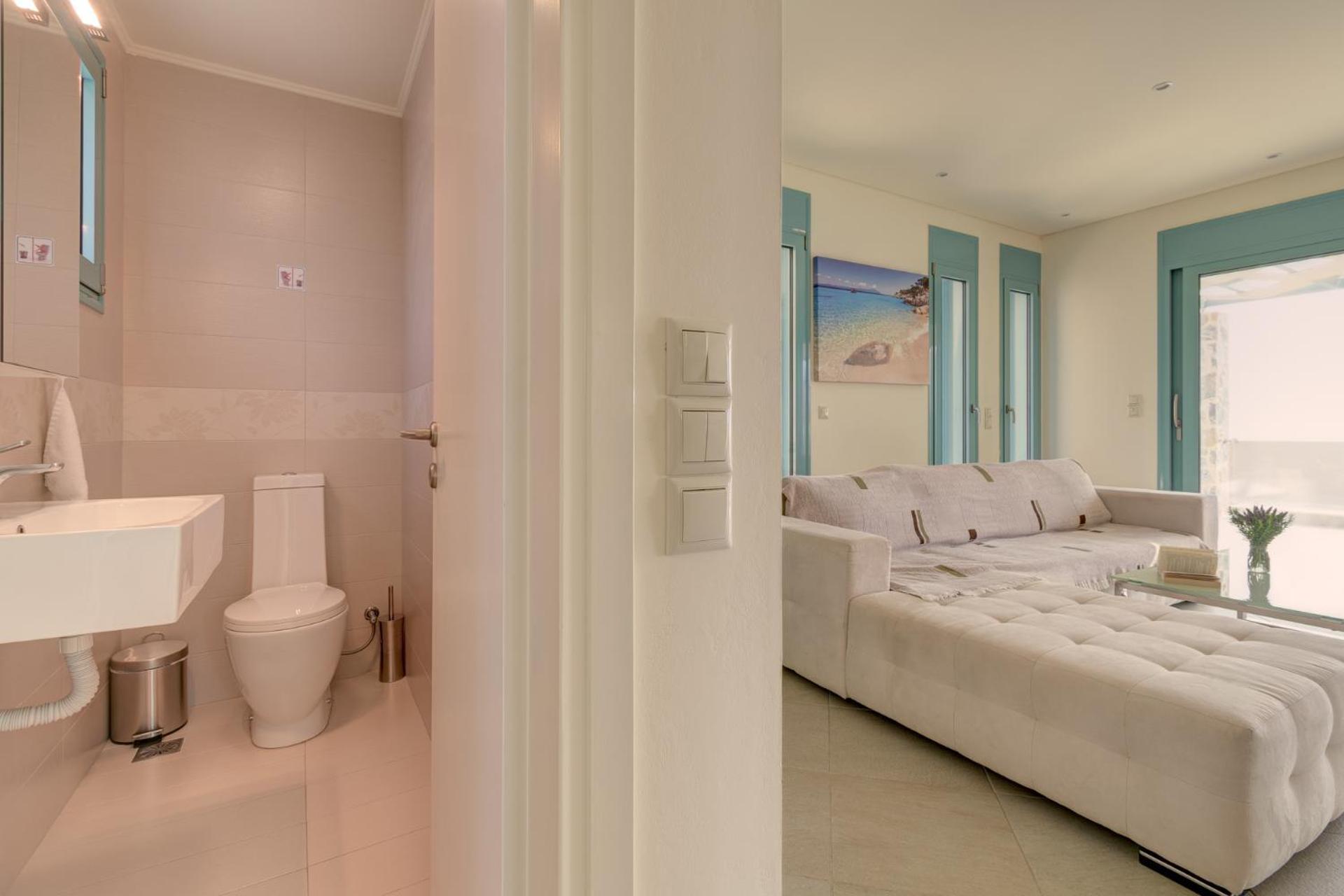 Ouzo Panoramic Houses 2, With Private Pool Plomari Exteriör bild