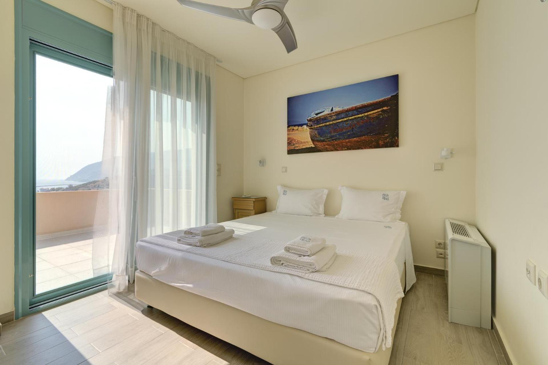 Ouzo Panoramic Houses 2, With Private Pool Plomari Exteriör bild