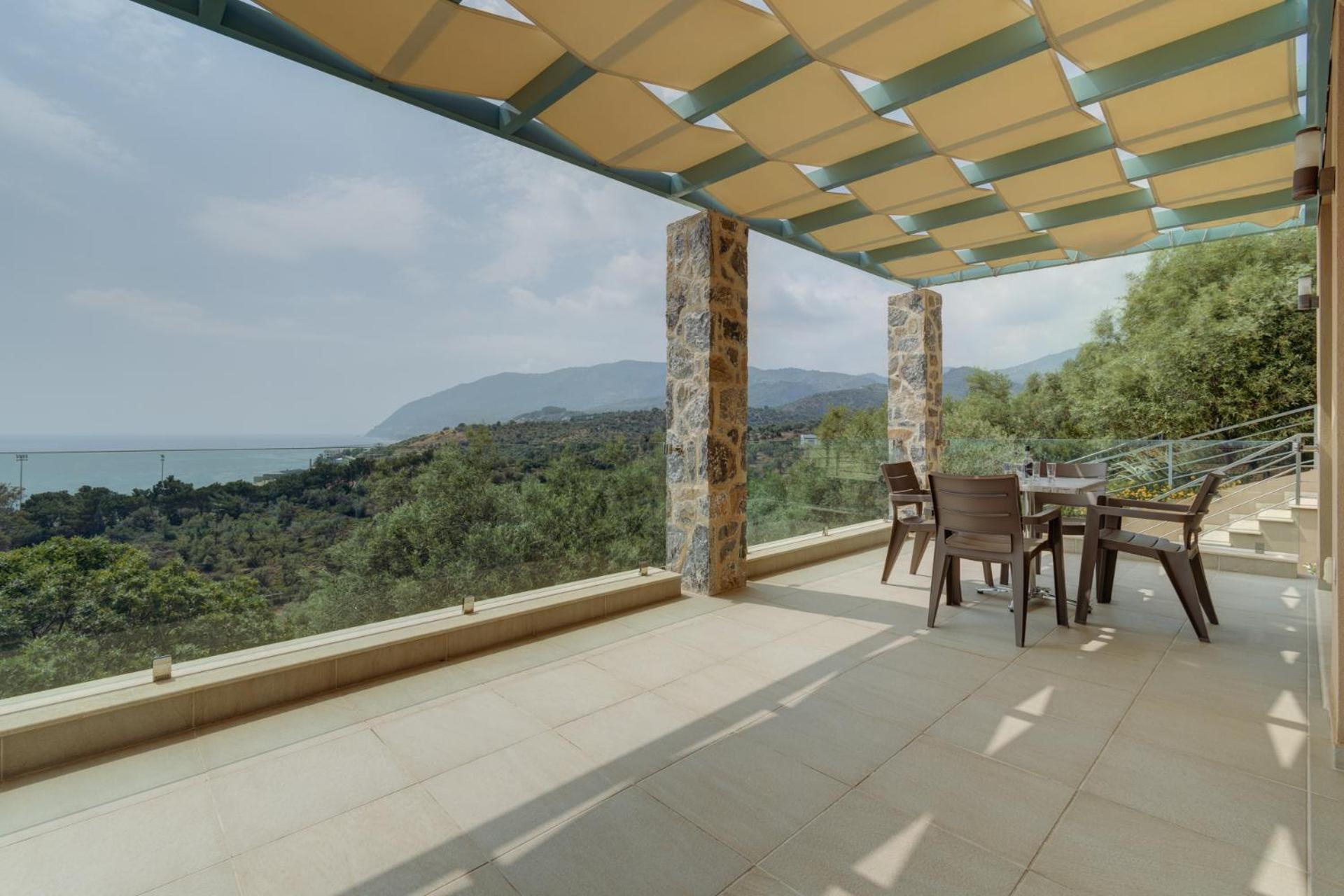 Ouzo Panoramic Houses 2, With Private Pool Plomari Rum bild