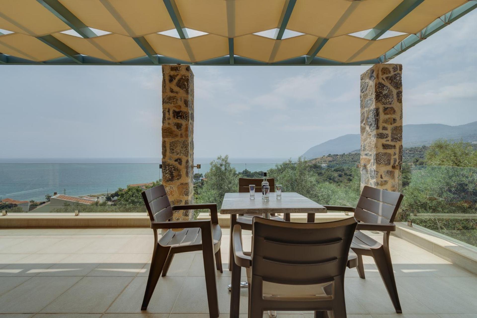 Ouzo Panoramic Houses 2, With Private Pool Plomari Rum bild